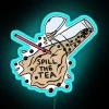 Neon Wall Sign, Spill the Tea RGB Colorful Party Decoration