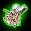 Add Vibrant Retro Glamour with This Spill the Tea Sign