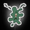 Underwater Whimsy Decorative Neon Sign Featuring Splattered Plankton Accents