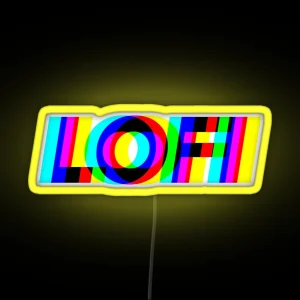 Split LOFI RGB Neon Sign