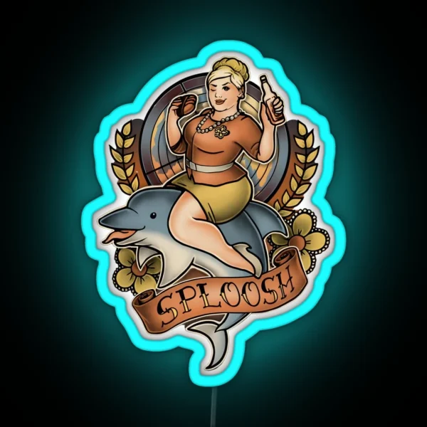 SPLOOSH Pam Poovey ARCHER RGB Neon Sign