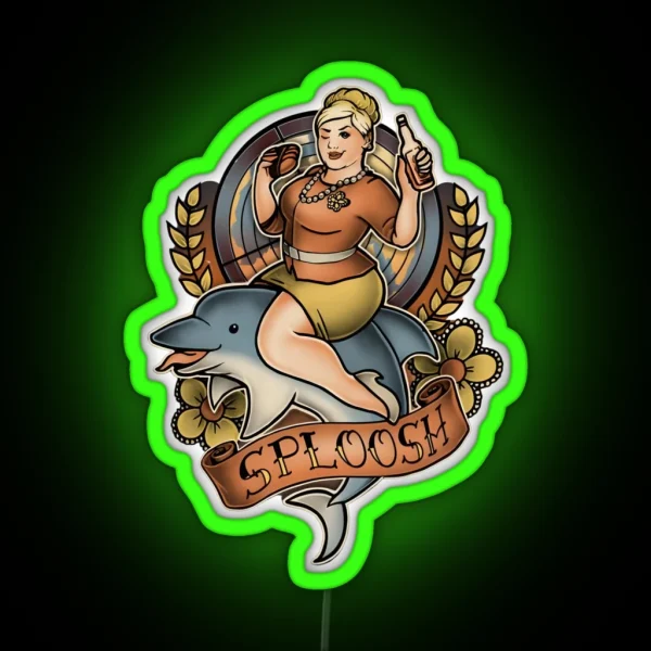 SPLOOSH Pam Poovey ARCHER RGB Neon Sign
