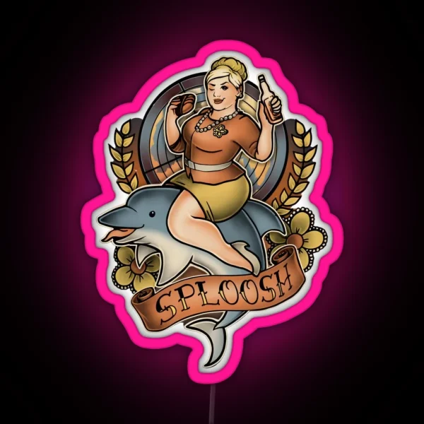 SPLOOSH Pam Poovey ARCHER RGB Neon Sign