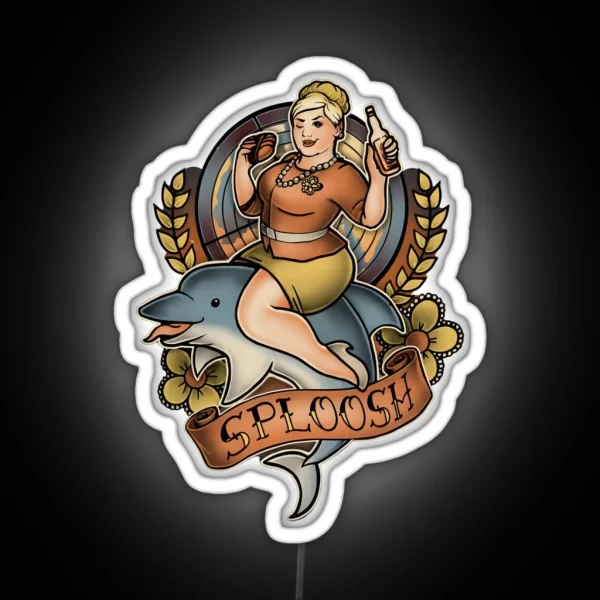 SPLOOSH Pam Poovey ARCHER RGB Neon Sign