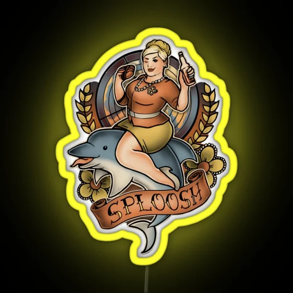 SPLOOSH Pam Poovey ARCHER RGB Neon Sign