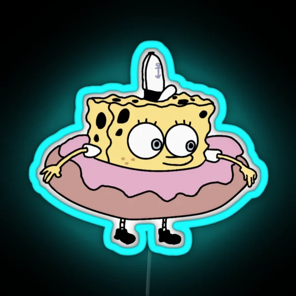 Spongebob Donut RGB Neon Sign