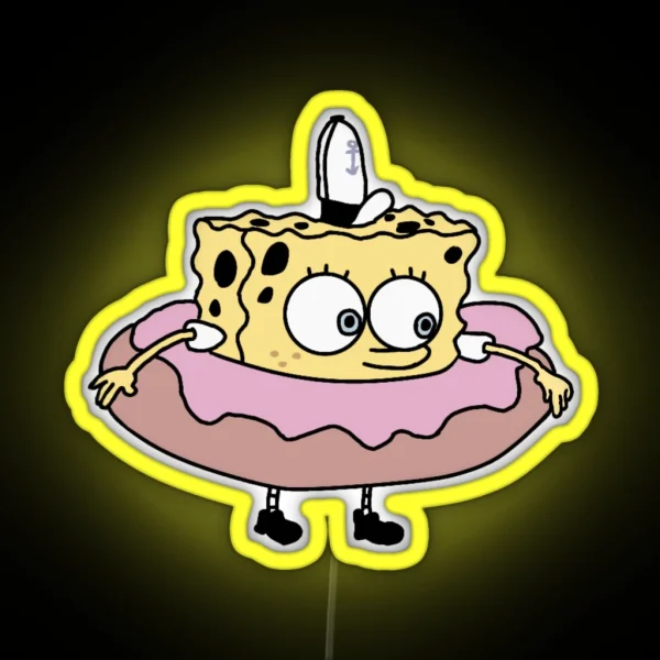 Spongebob Donut RGB Neon Sign