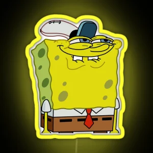 Spongebob Meme Face RGB Neon Sign