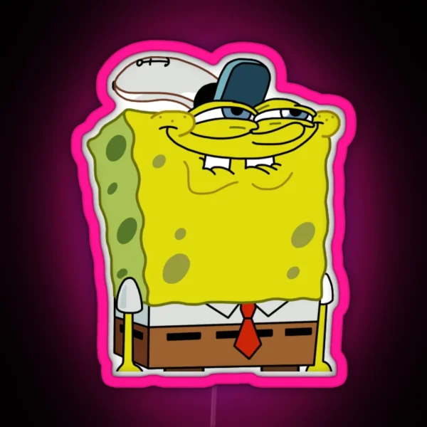 Spongebob Meme RGB Neon Sign