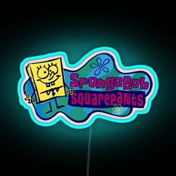 Spongebob Squarepants Logo RGB Neon Sign