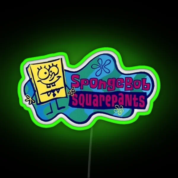 Spongebob Squarepants Logo RGB Neon Sign