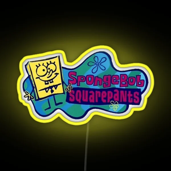 Spongebob Squarepants Logo RGB Neon Sign