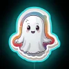 Spooky yet adorable RGB neon wall decoration for homes spaces