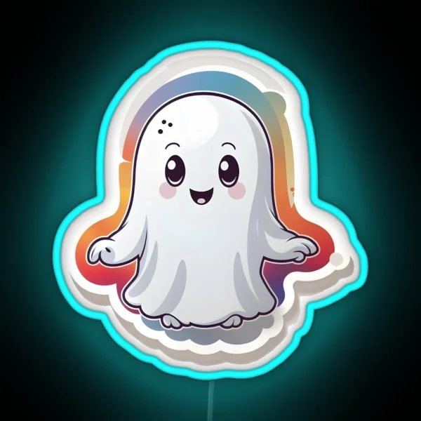 Spooktacularly Cute RGB Neon Sign