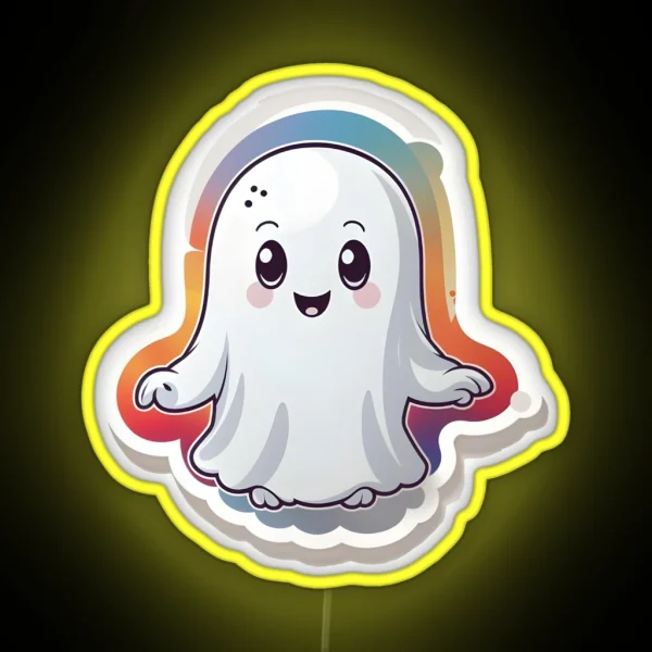 Spooktacularly Cute RGB Neon Sign