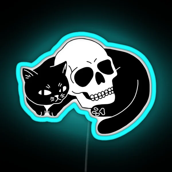 Spooky Cat RGB Neon Sign