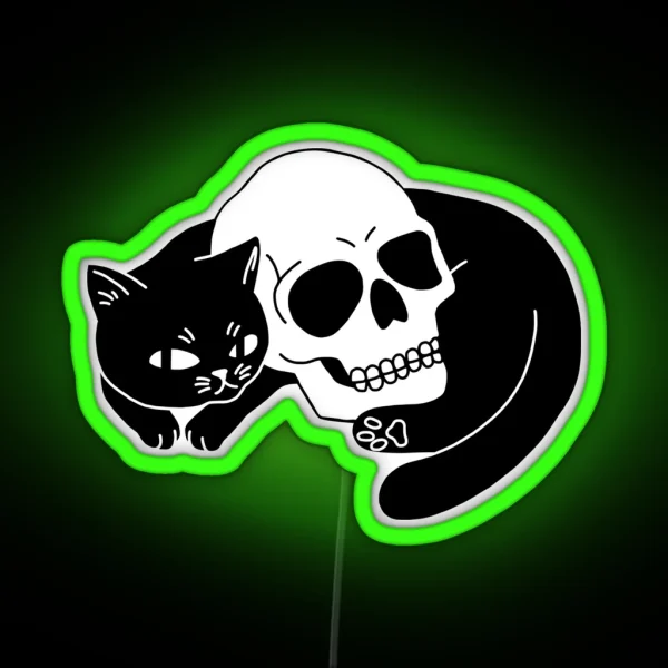 Spooky Cat RGB Neon Sign