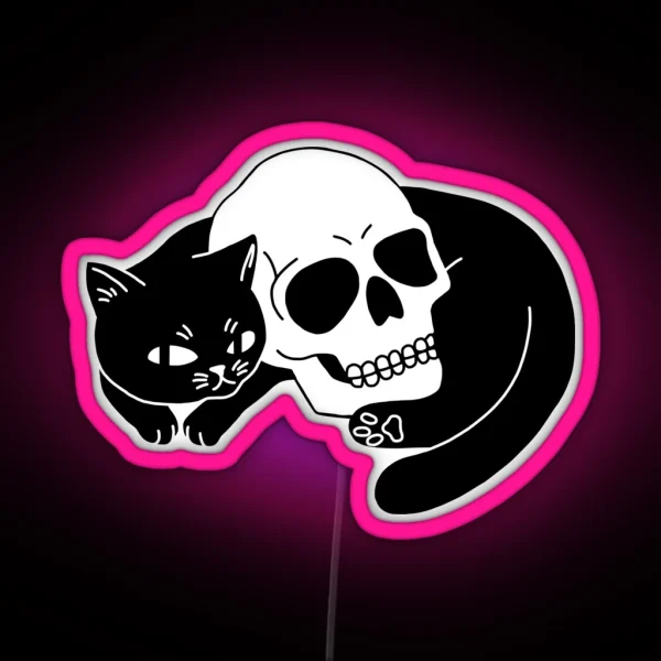 Spooky Cat RGB Neon Sign