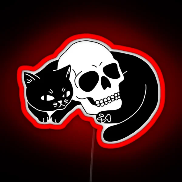 Spooky Cat RGB Neon Sign