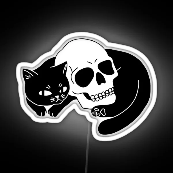 Spooky Cat RGB Neon Sign