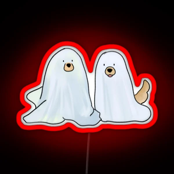 Spooky Dogs RGB Neon Sign
