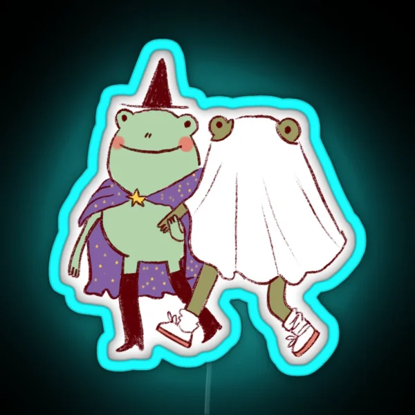 Spooky Frogs RGB Neon Sign