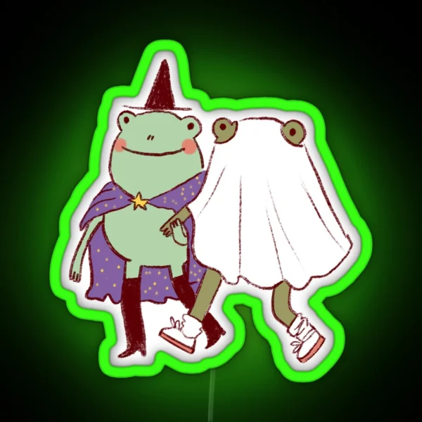 Spooky Frogs RGB Neon Sign