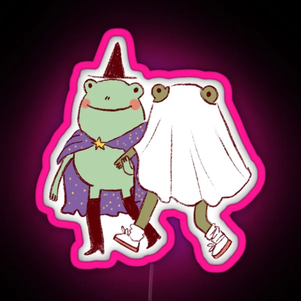 Spooky Frogs RGB Neon Sign