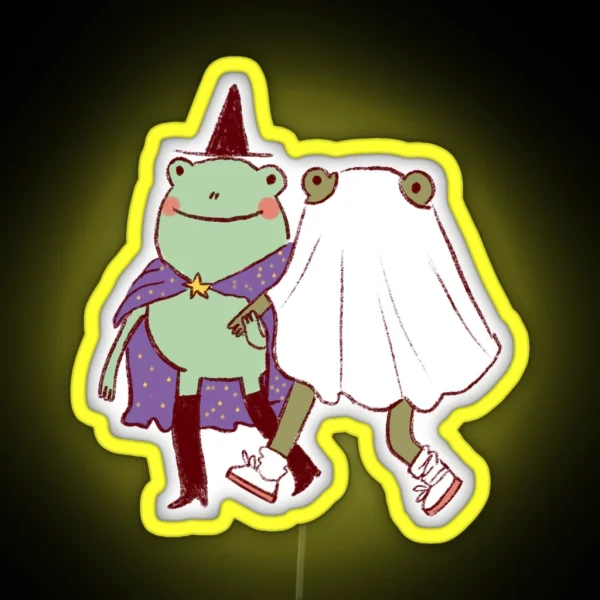 Spooky Frogs RGB Neon Sign