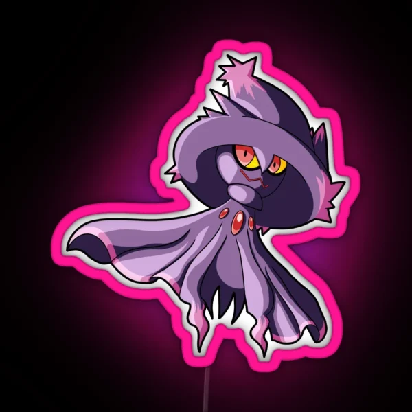 Spooky Ghost Witch RGB Neon Sign