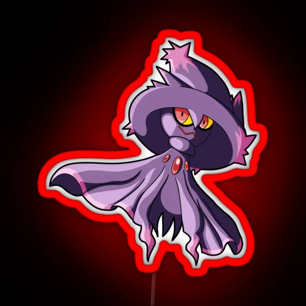 Spooky Ghost Witch RGB Neon Sign