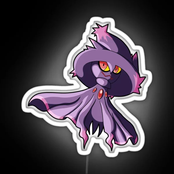Spooky Ghost Witch RGB Neon Sign