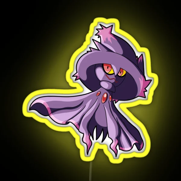 Spooky Ghost Witch RGB Neon Sign