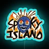 Add eerie ambiance with this spooky island-themed neon sign.