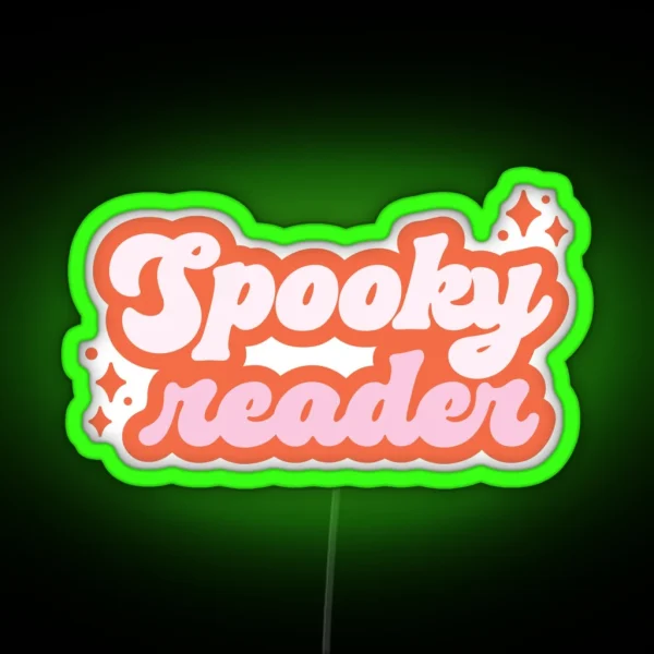 Spooky Reader RGB Neon Sign
