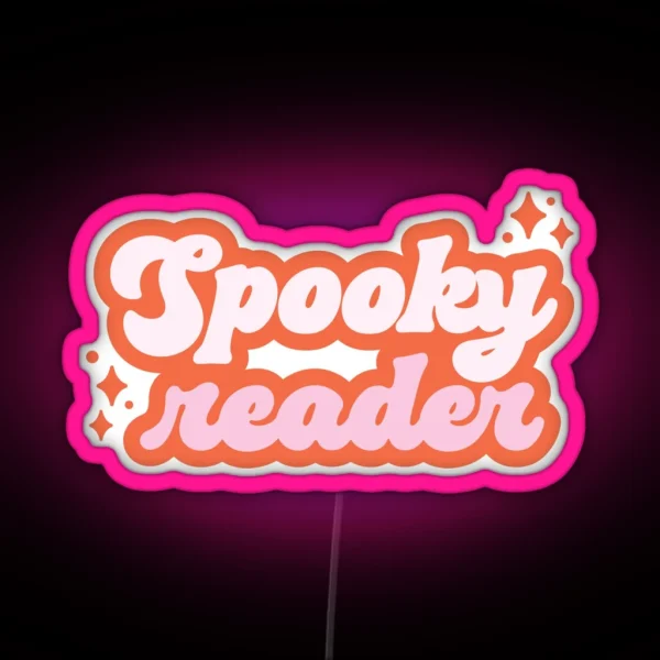 Spooky Reader RGB Neon Sign