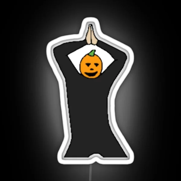 Spooky Season Pumpkin RGB Neon Sign