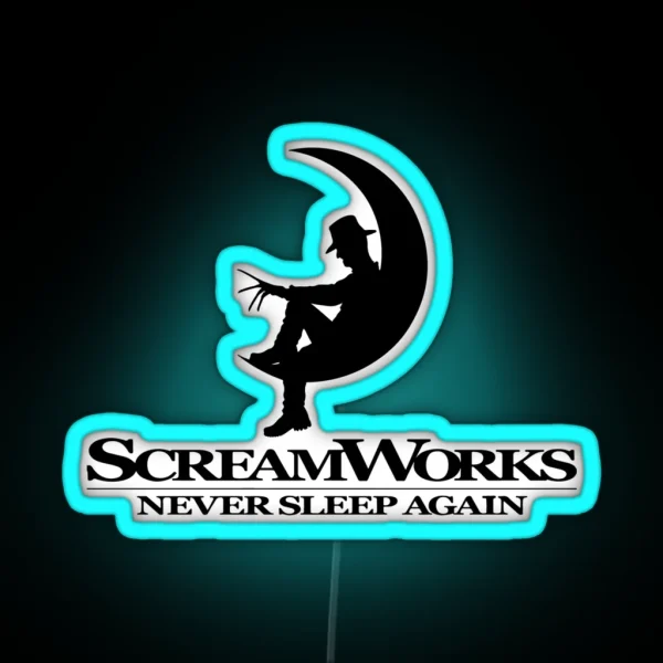 Spooky Season Scream Works Halloween RGB Neon Sign