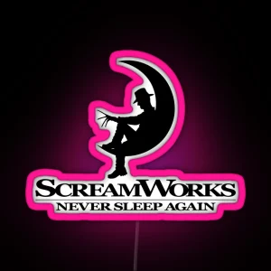 Spooky Season Scream Works Halloween RGB Neon Sign