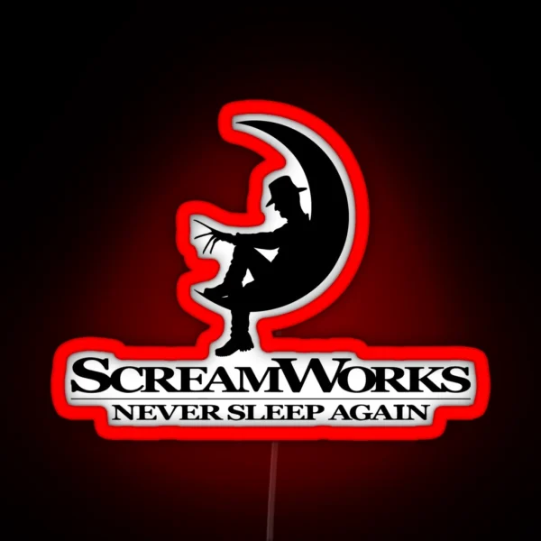 Spooky Season Scream Works Halloween RGB Neon Sign