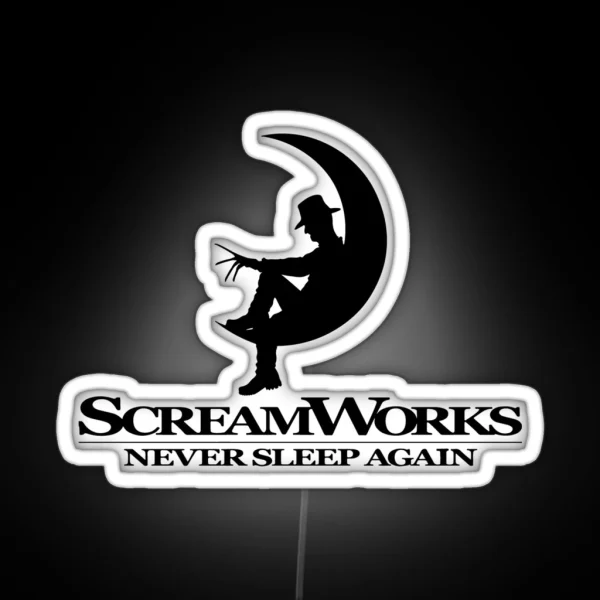 Spooky Season Scream Works Halloween RGB Neon Sign