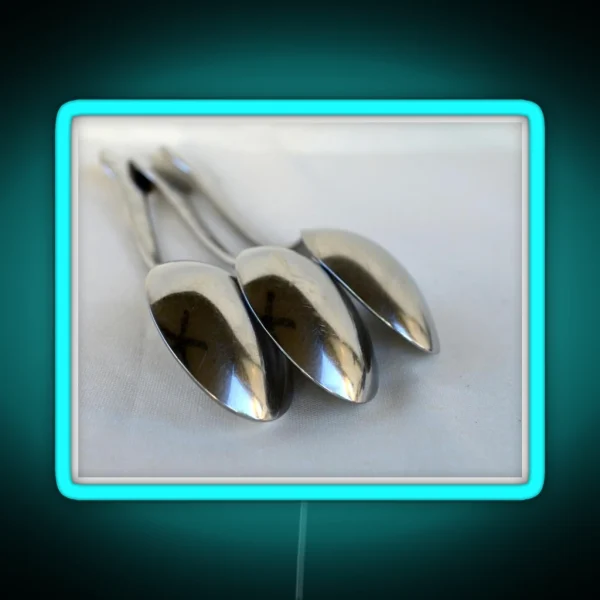 Spoons Overlay RGB Neon Sign
