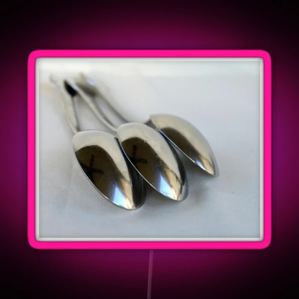 Spoons Overlay RGB Neon Sign