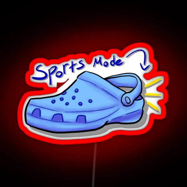 Sports Mode RGB Neon Sign