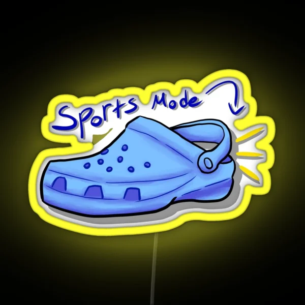 Sports Mode RGB Neon Sign