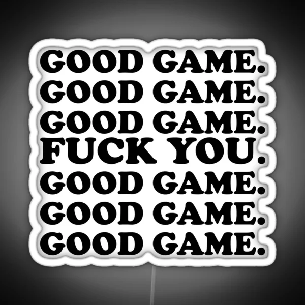 Sportsmanship RGB Neon Sign