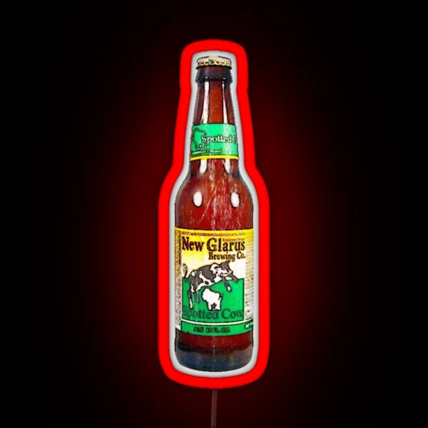 Spotted Cow Bottles RGB Neon Sign
