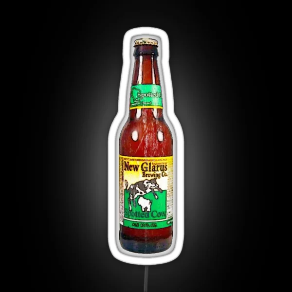Spotted Cow Bottles RGB Neon Sign