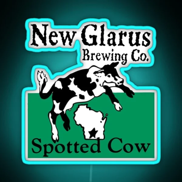 Spotted Cow New Glarus Brewery RGB Neon Sign