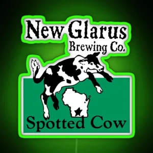 Spotted Cow New Glarus Brewery RGB Neon Sign